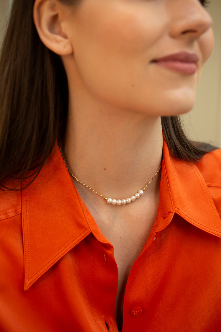 Pearl Choker Necklaces