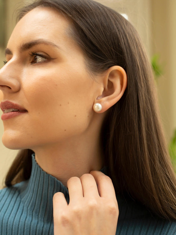 Pearl Stud Earrings