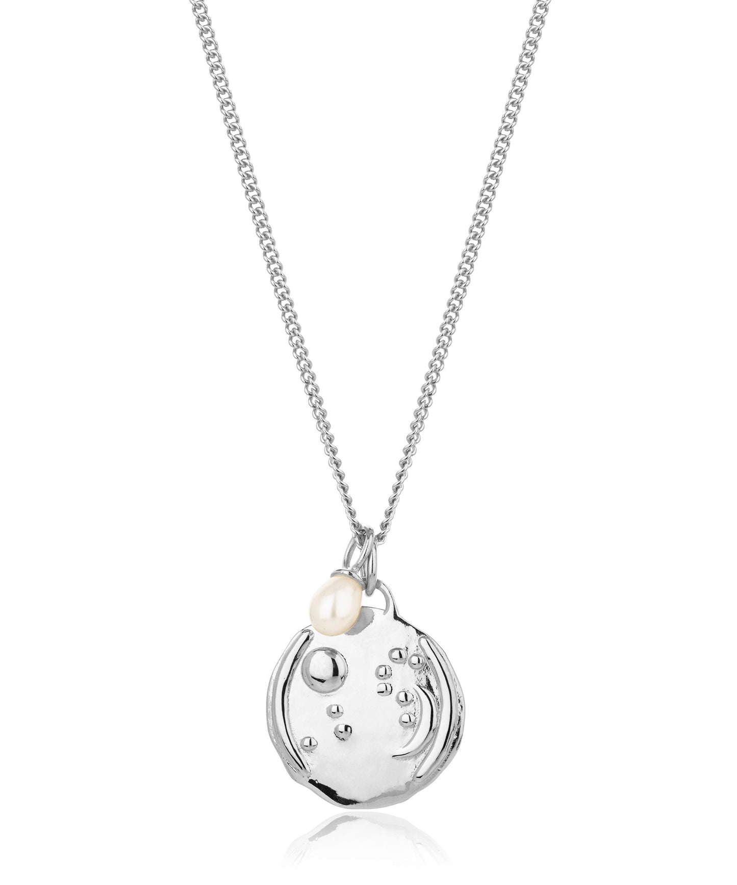 Leo silver zodiac necklace