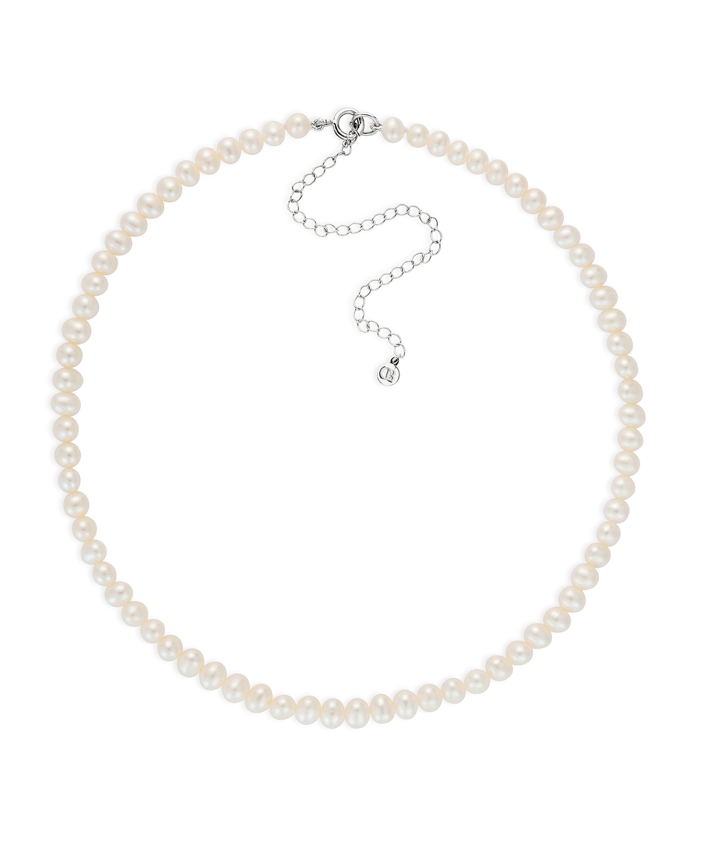 Button Pearl Choker necklace