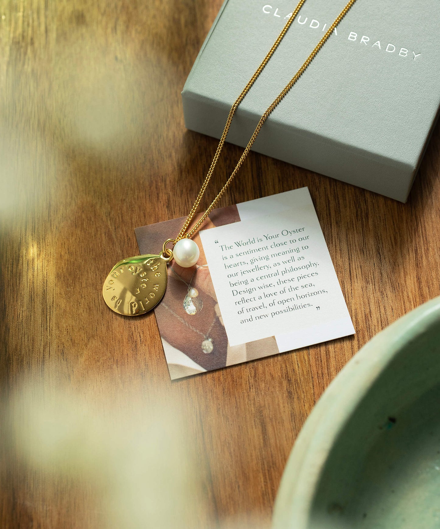 The World Is Your Oyster Necklace