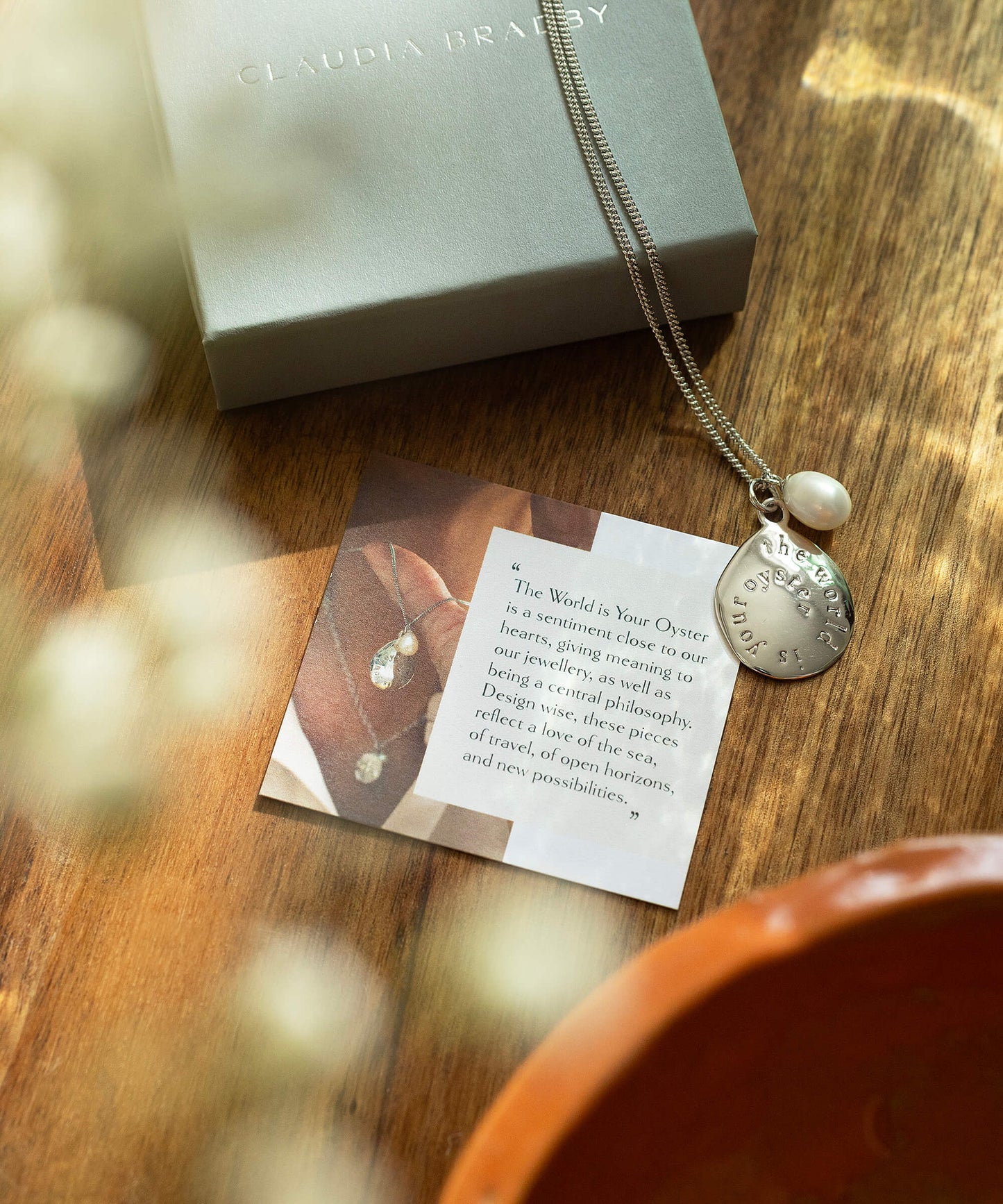 The World Is Your Oyster Necklace