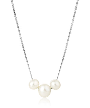 Abacus White Pearl Necklace