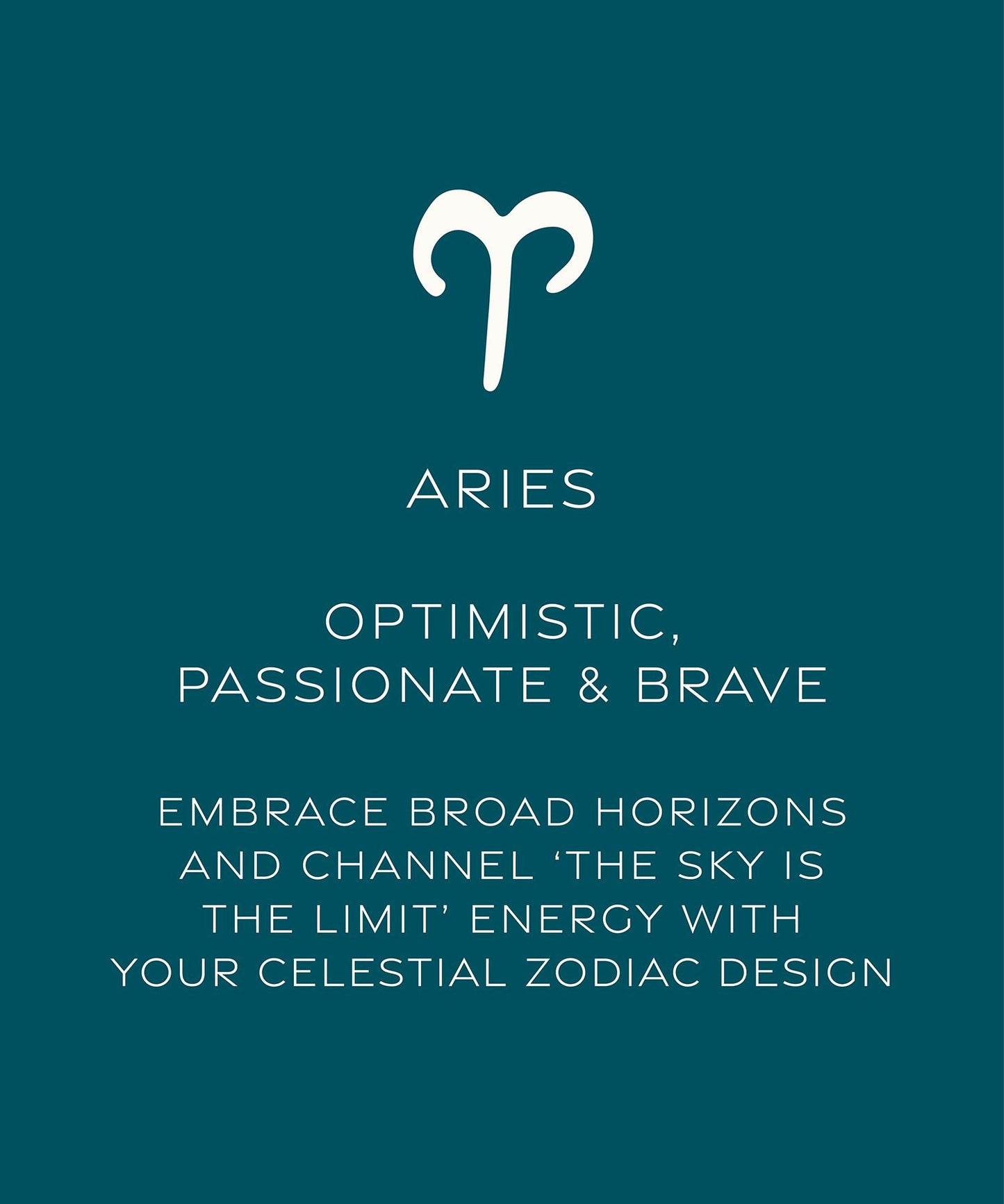 Aries, gold zodiac pearl necklace, 21/3-19/4