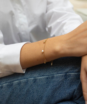 Lagertha Gold Drop bracelet