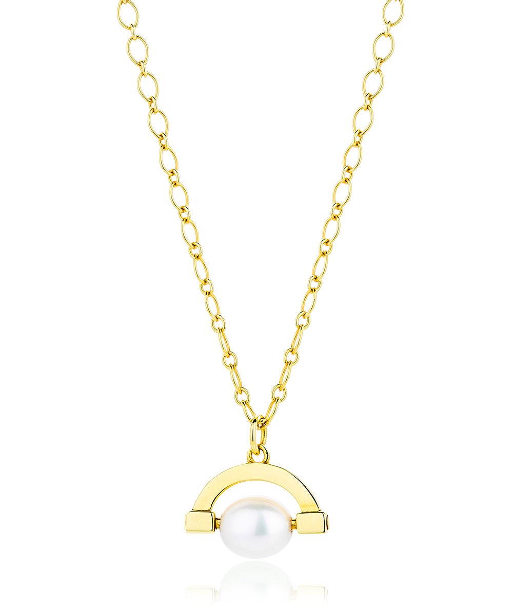 June Birthstone - Meditative Gold Pearl Spinner