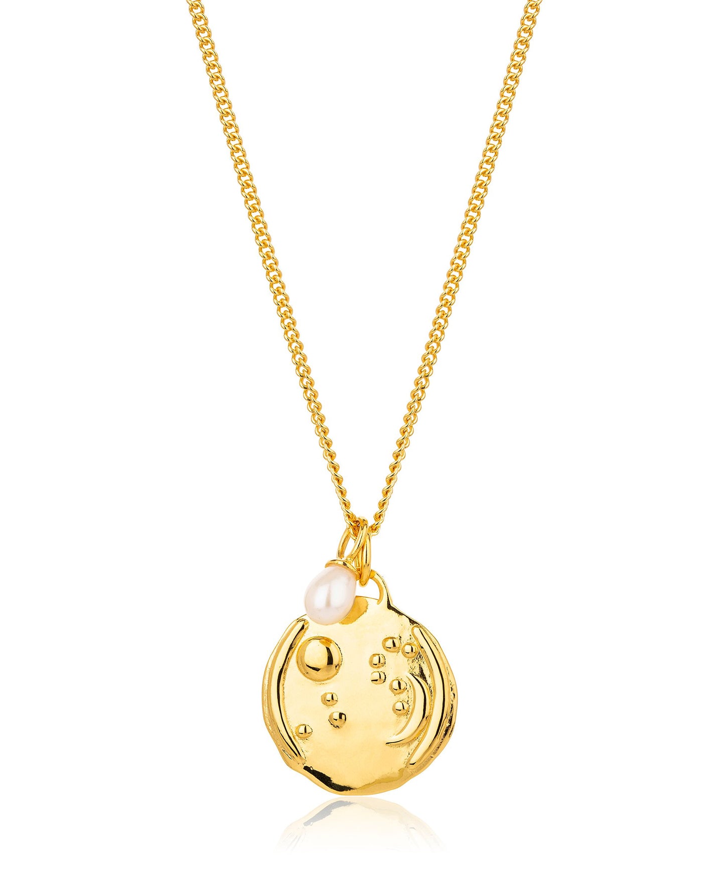 Leo gold zodiac necklace