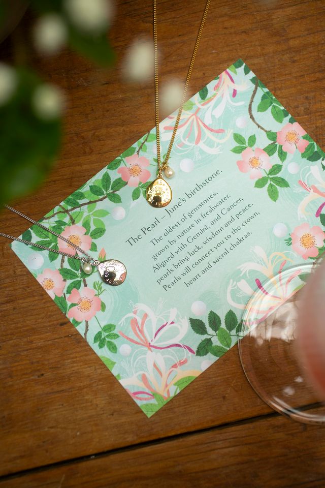 June birthstone card