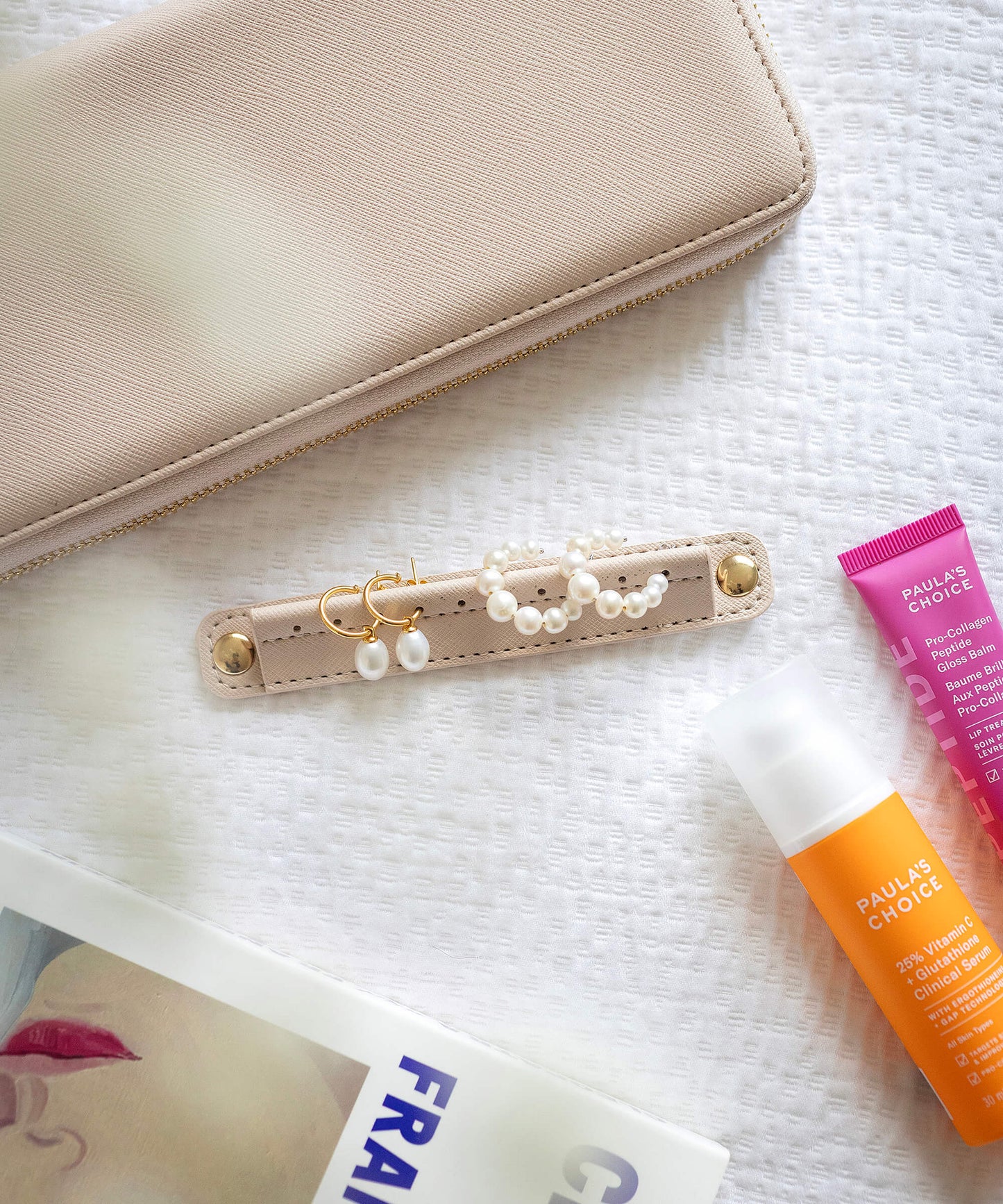 Pearl Jewellery Travel Keepsafe Wallet