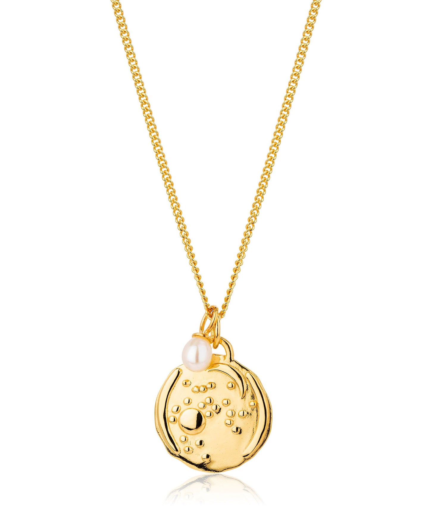 Sagittarius gold zodiac necklace