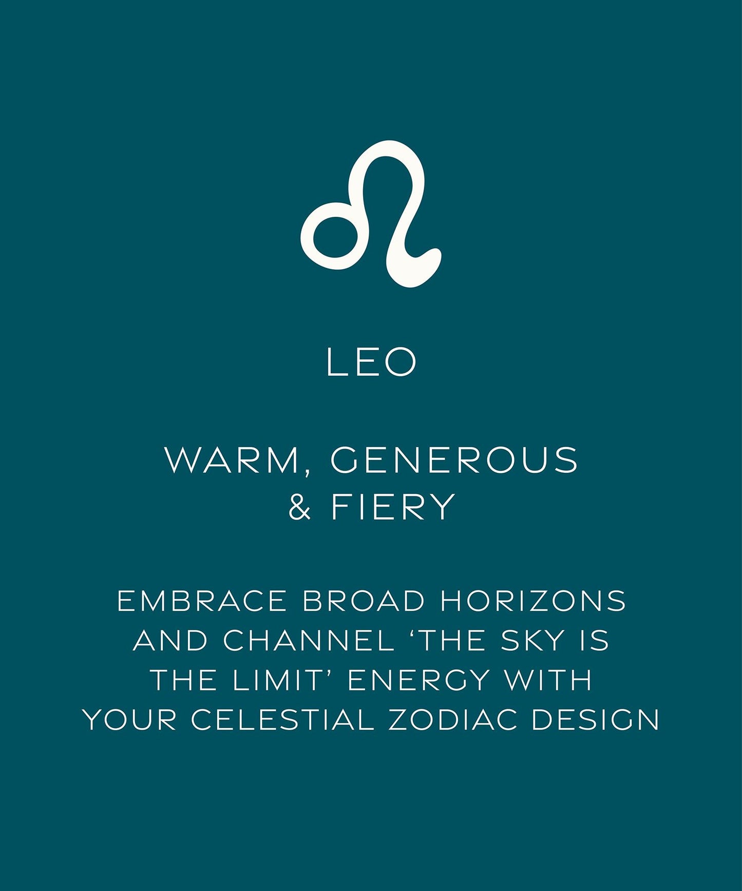 Leo, gold zodiac pearl necklace, 23/7-22/8