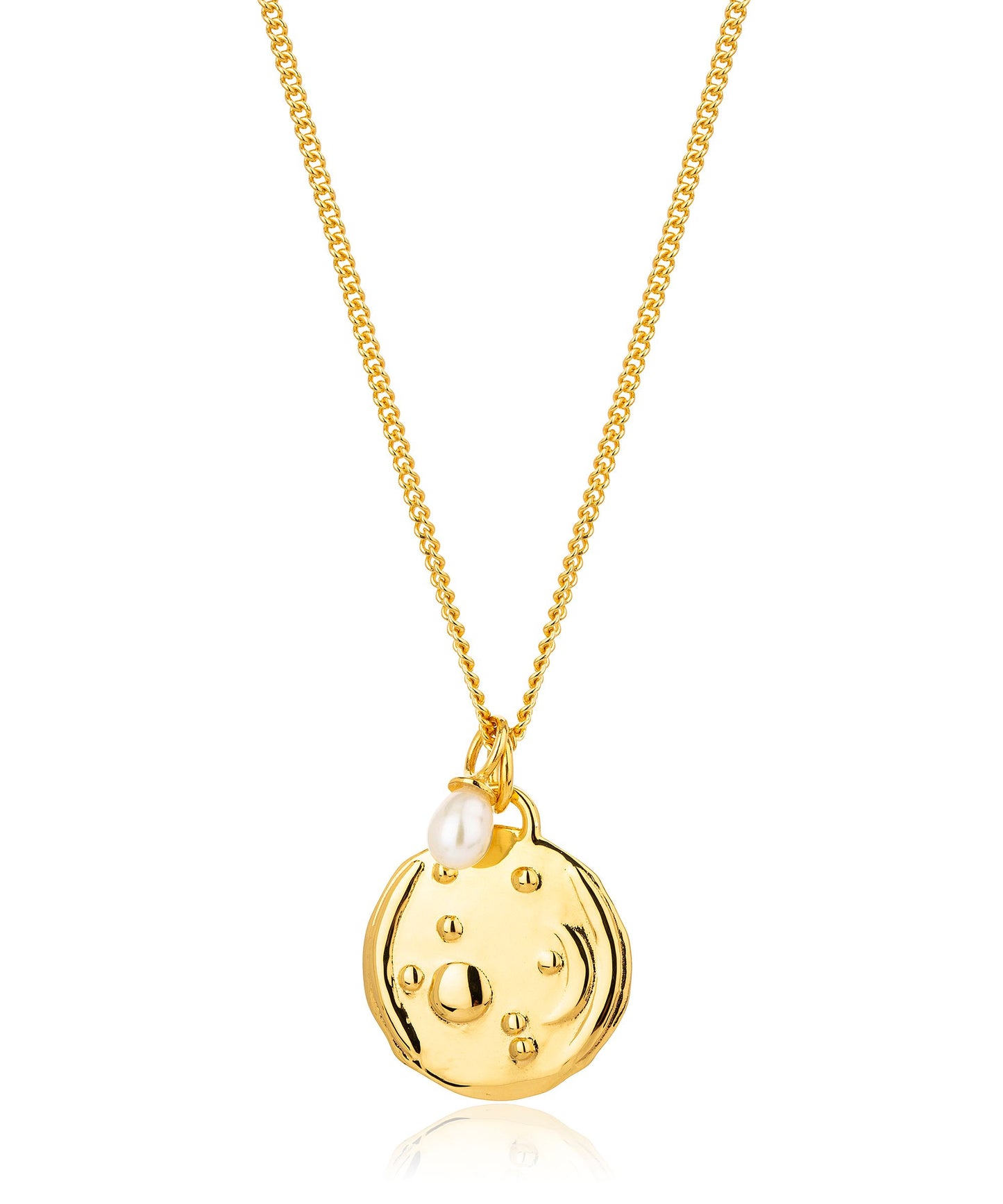Libra gold zodiac necklace