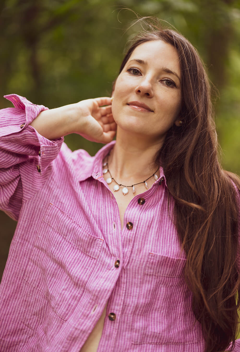limited edition coin pearl and cord necklace