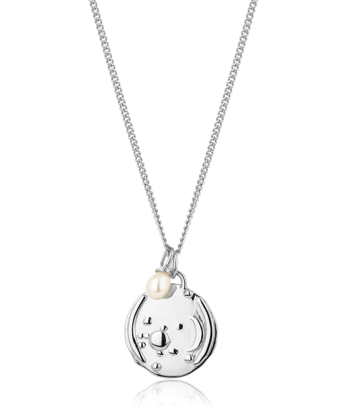 Aquarius silver zodiac necklace