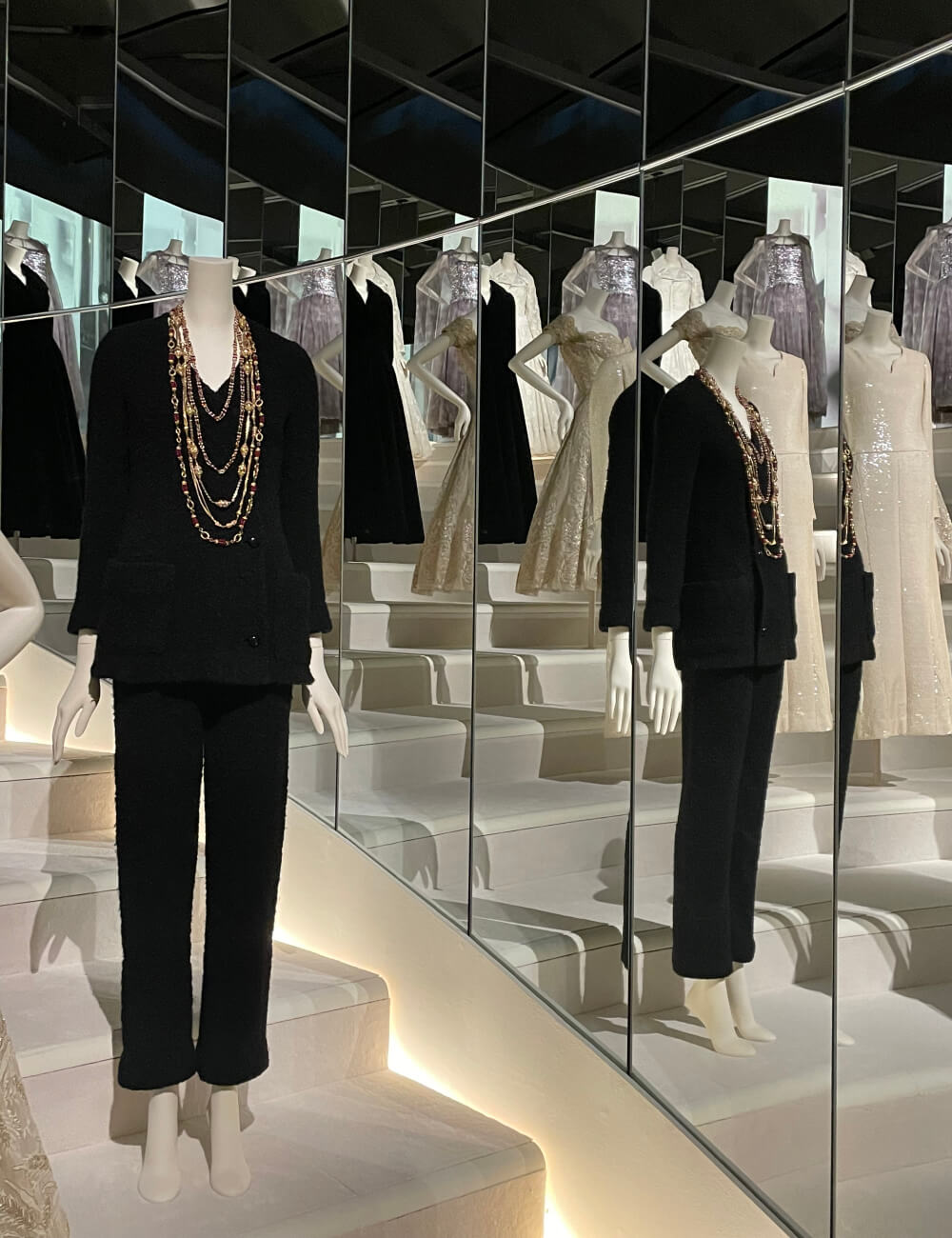 replica of chanel sweeping staircase