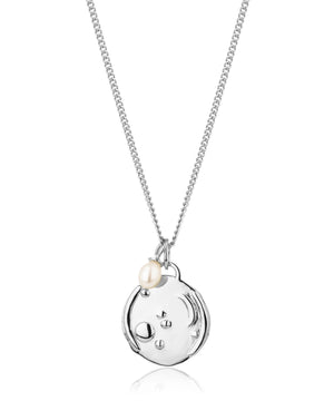 Cancer silver zodiac necklace