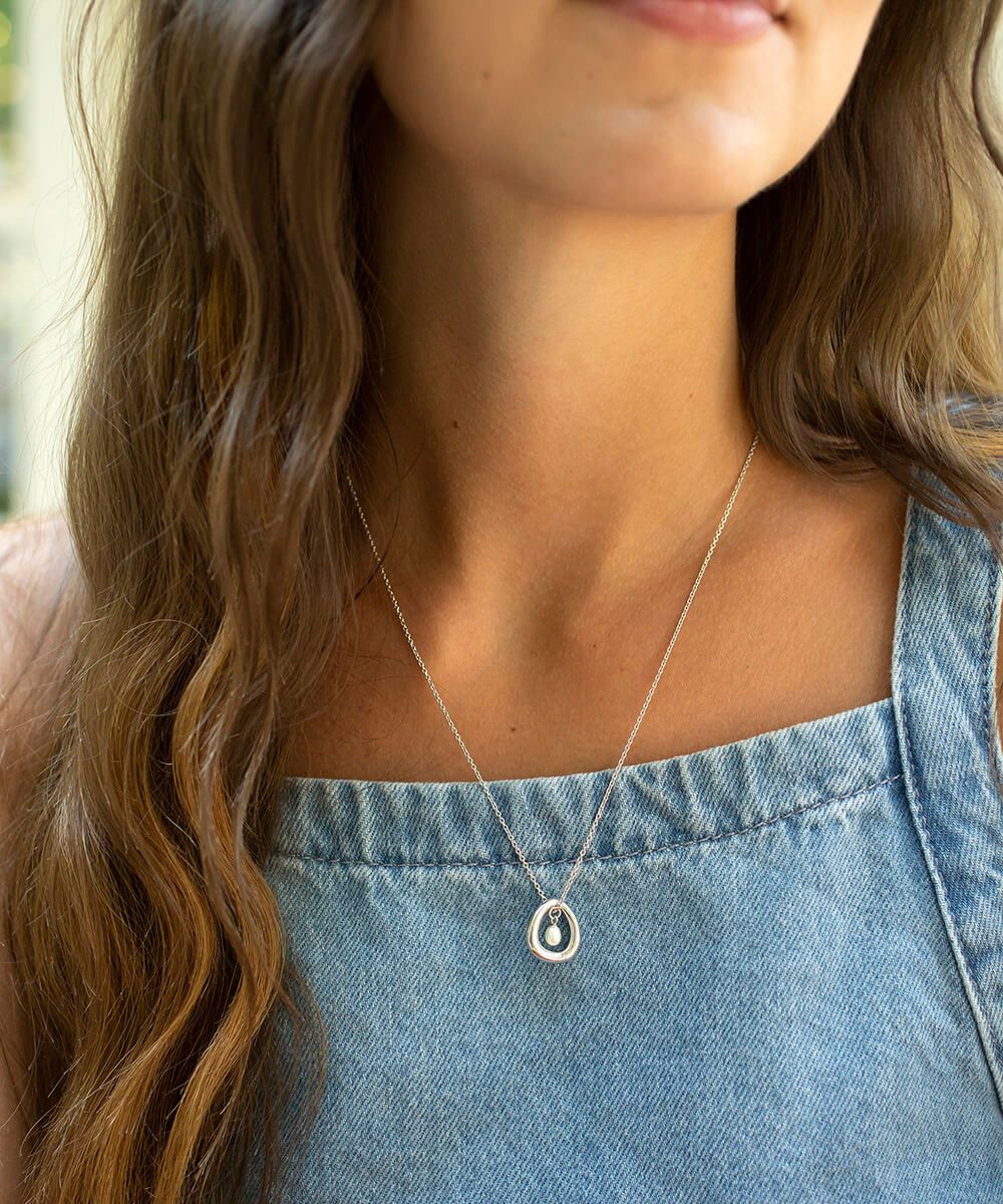 This too shall pass silver pendant necklace