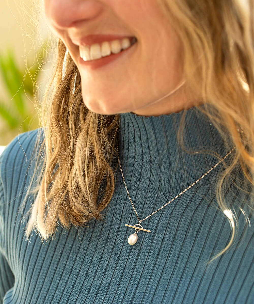 Silver Chakra Balance Pendant necklace