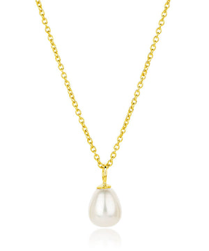 Gold Favourite Pearl Drop Necklace