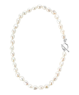 Coco baroque hand knotted pearl necklace