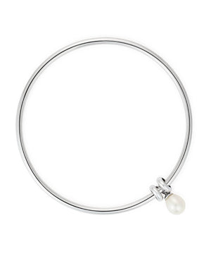 Essential pearl silver bracelet