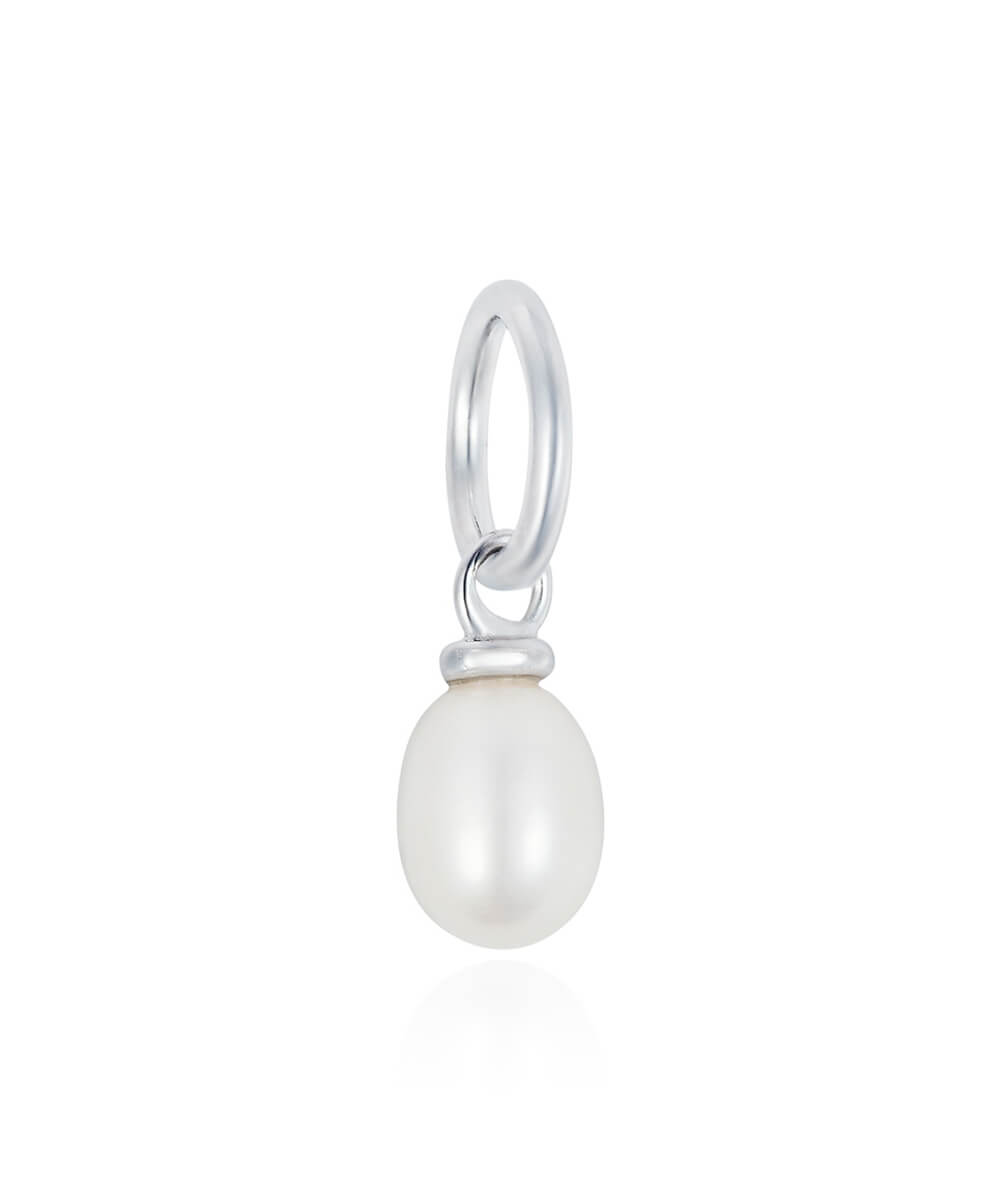 Single Pearl White Charm