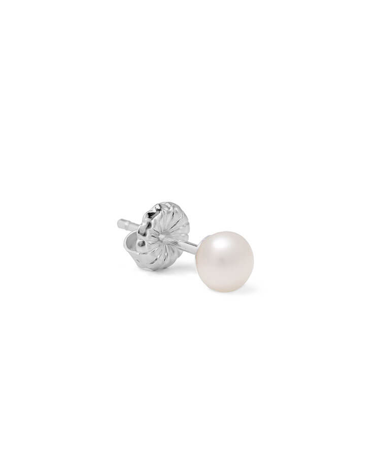 Single Manhattan Pearl Stud