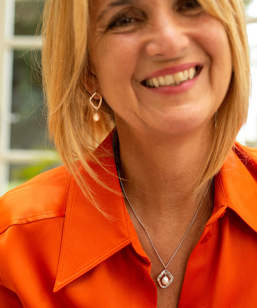 Thalassa Silver Pearl Pendant necklace