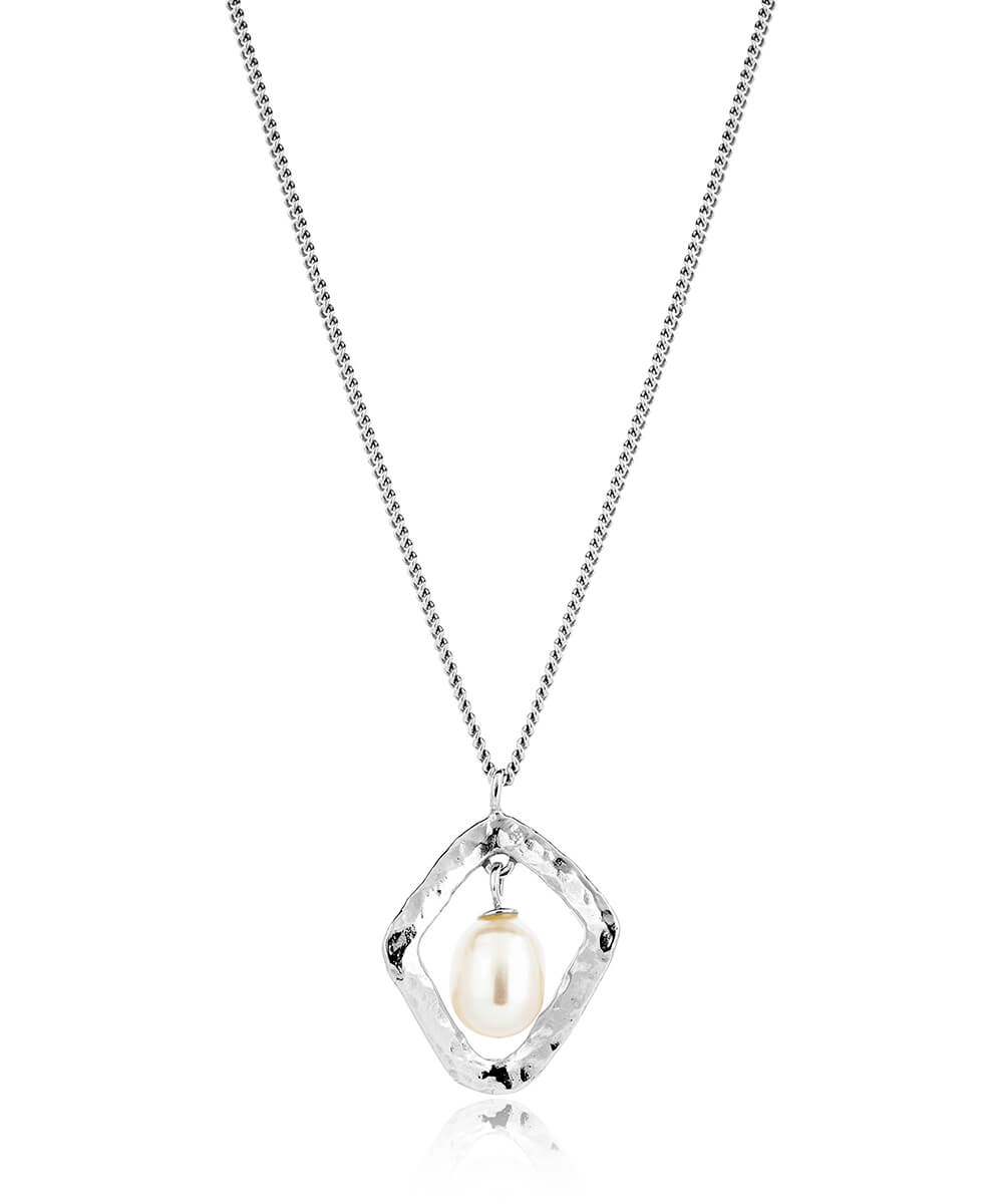 Thalassa Silver Pearl Pendant