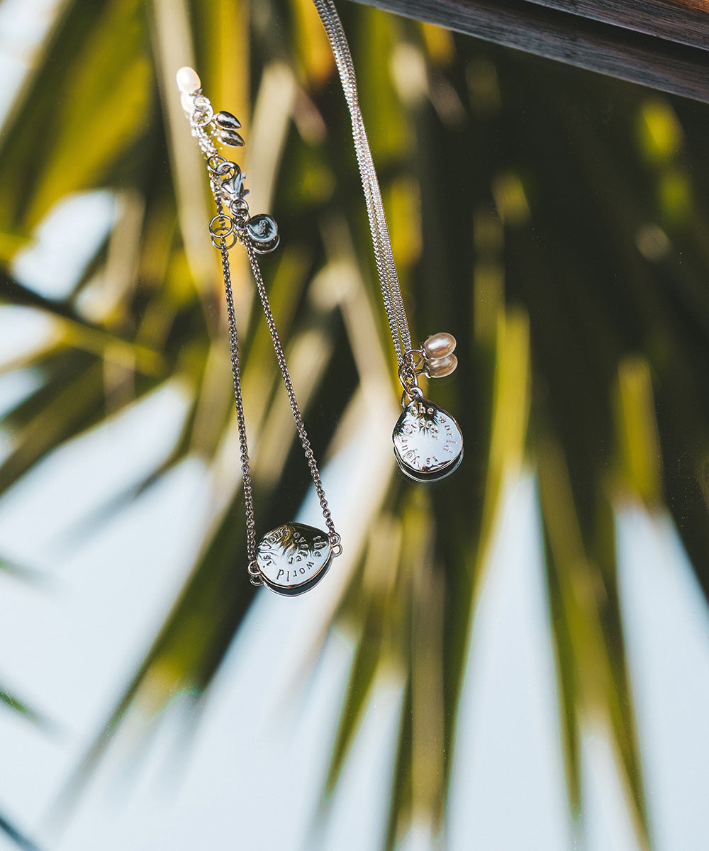 World Is Your Oyster Silver Bracelet