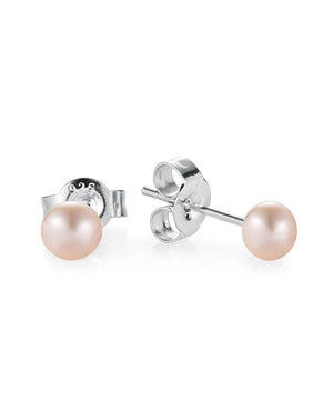 Manhattan Pink Pearl stud earrings