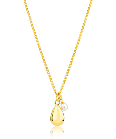 Select your additional Single 18k gold plated Pearl Charm