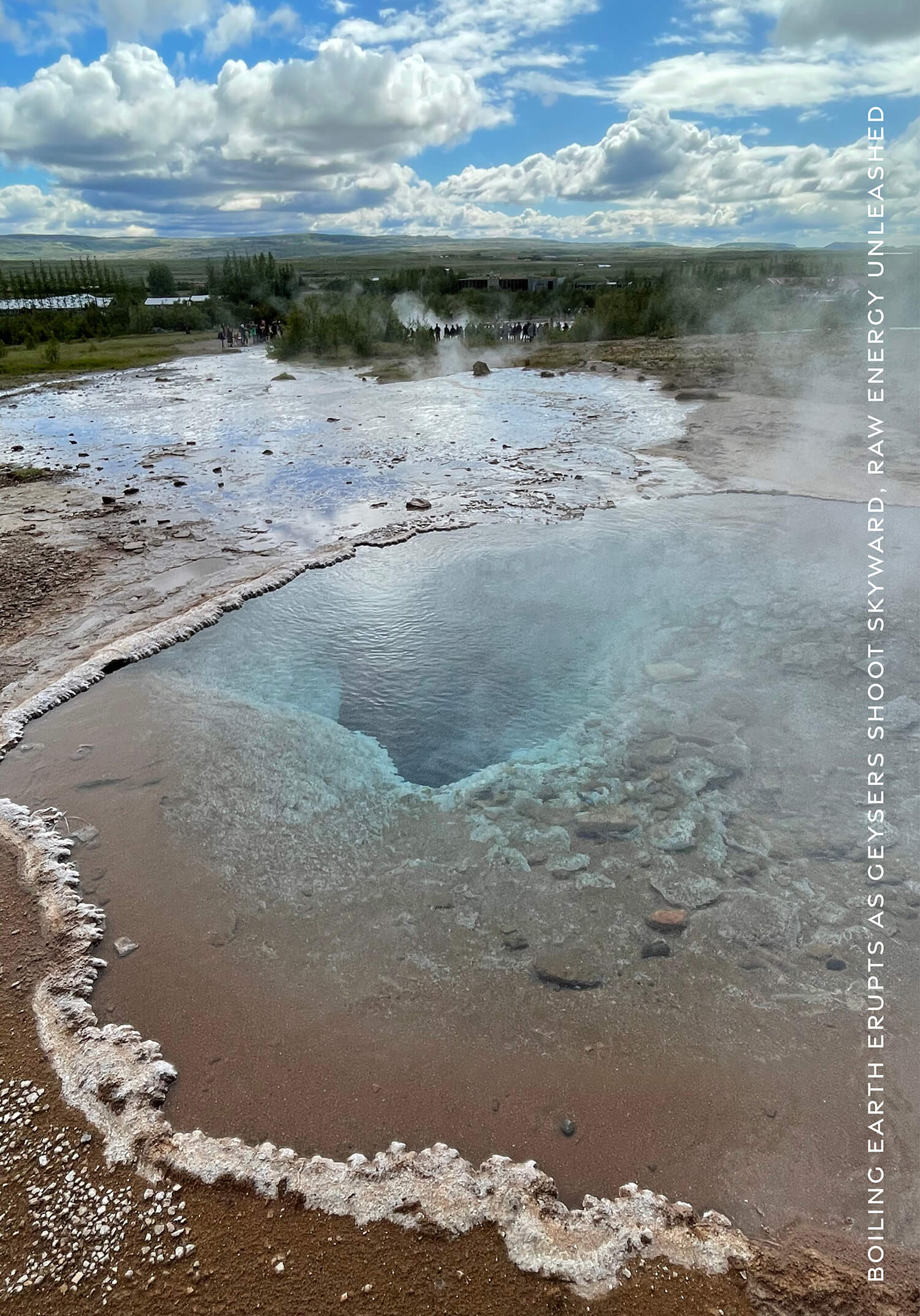 Boiling earth erupts as geysers shoot skyward, raw energy unleashed