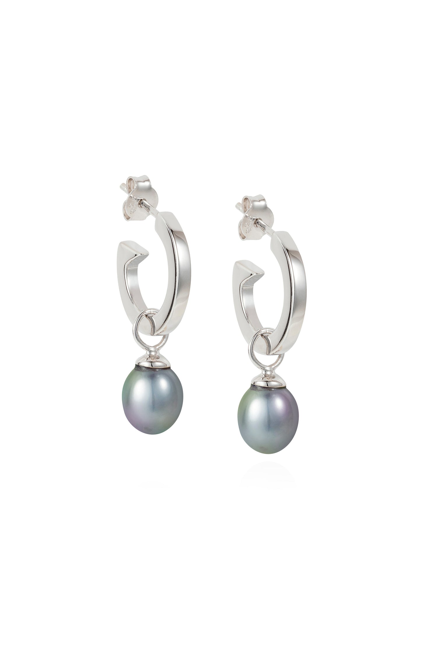 Biograhy Silver Pearl, Silver Hoop,