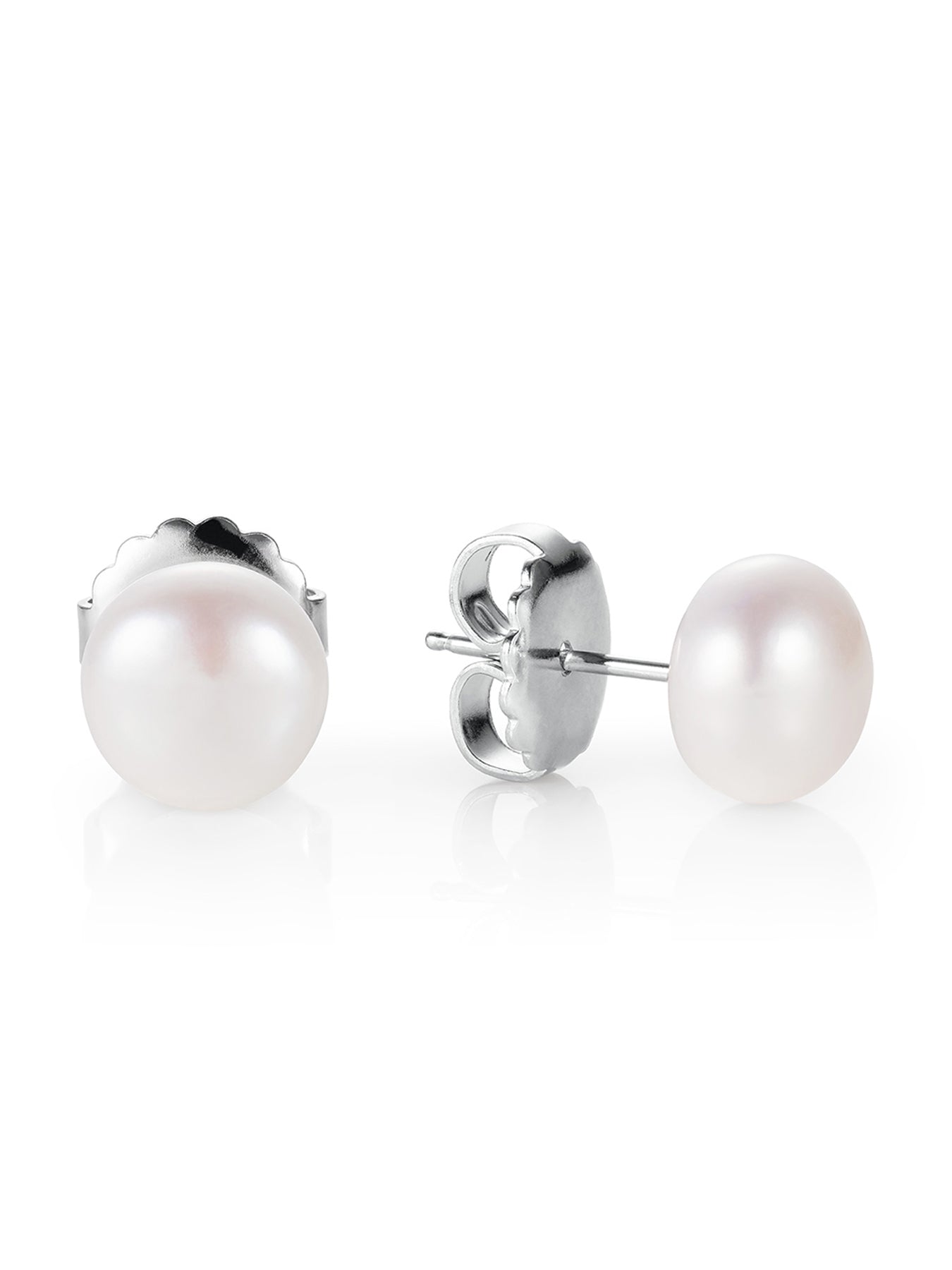 Audrey Pearl Stud Earrings