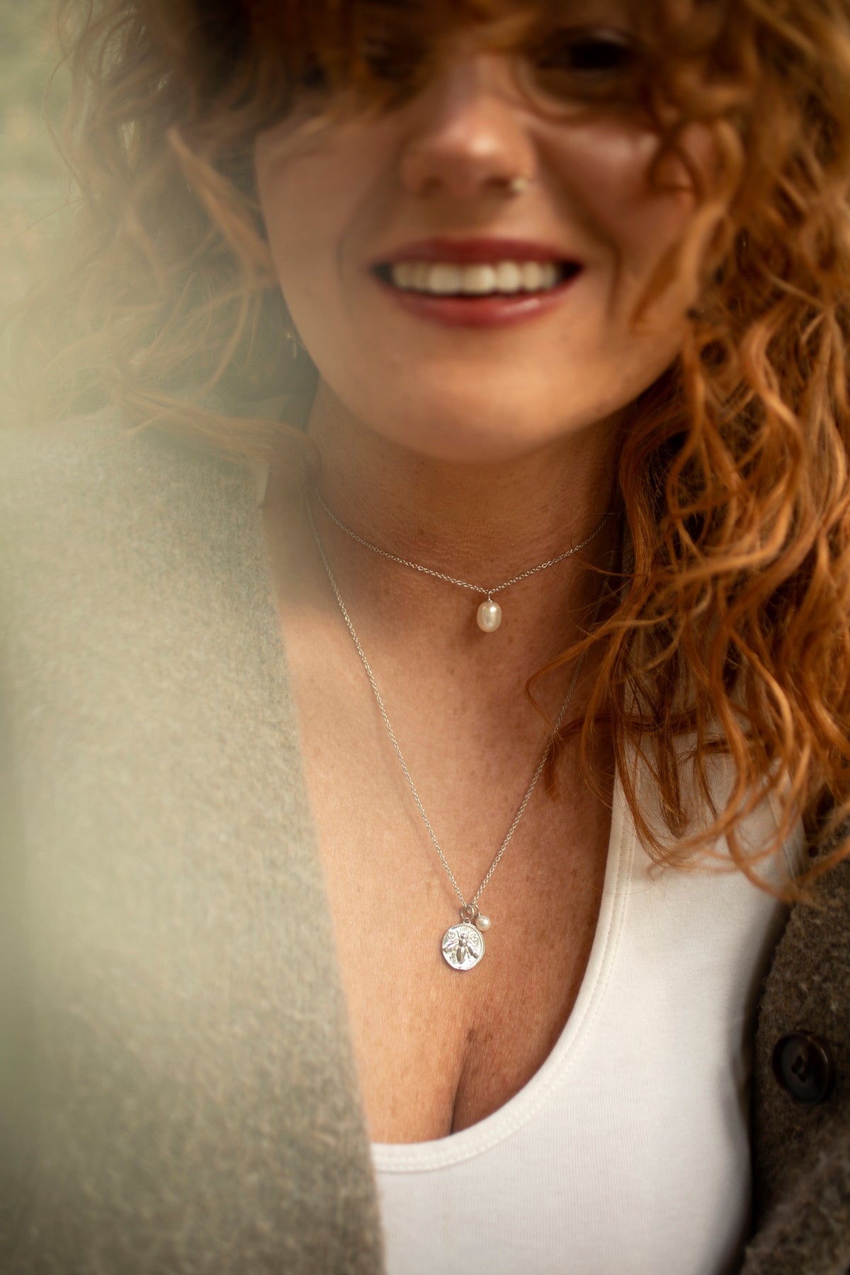 Pearl Necklace and Earring Set | Elegant Pearl Gift for Her