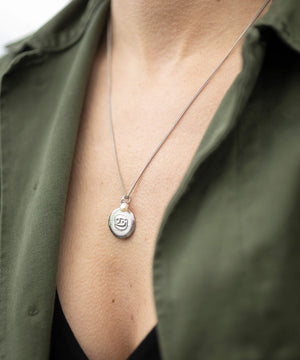 Cancer, silver zodiac pearl necklace, 21/6-22/7