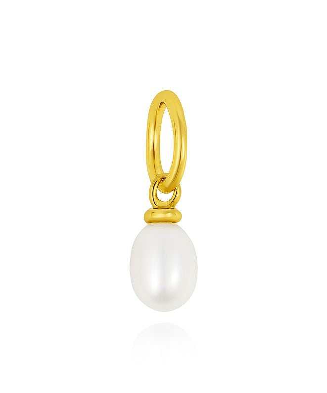 Select your additional Single 18k gold plated Pearl Charm