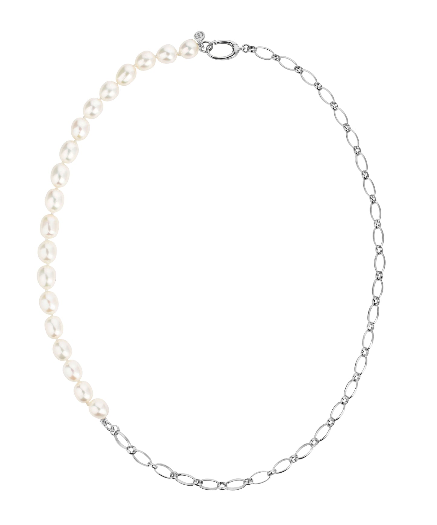 Luxury Natural Pearl City Necklace silver chain necklace