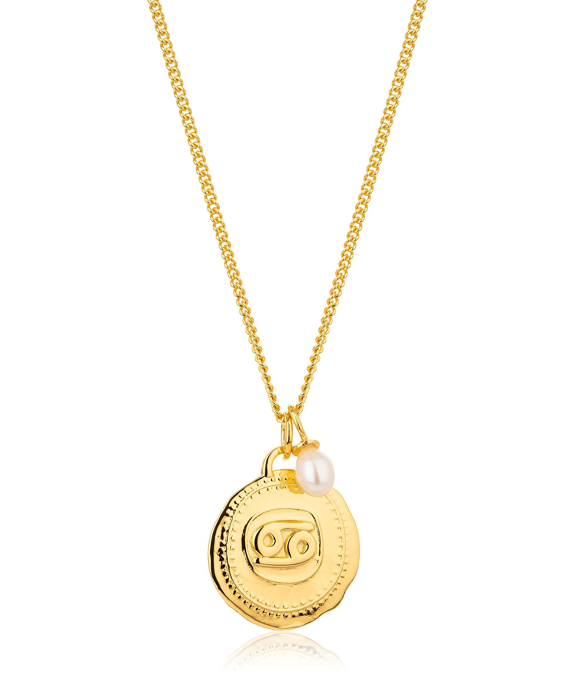 Pearl zodiac deals necklace