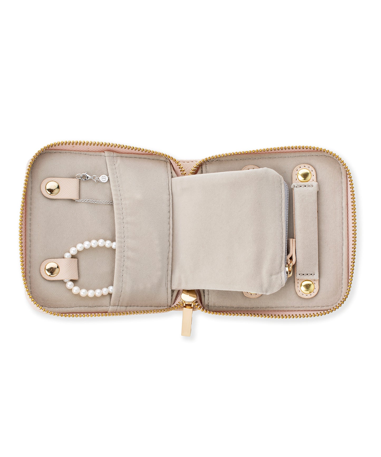Pearl Jewellery Compact Travel Jewellery Wallet