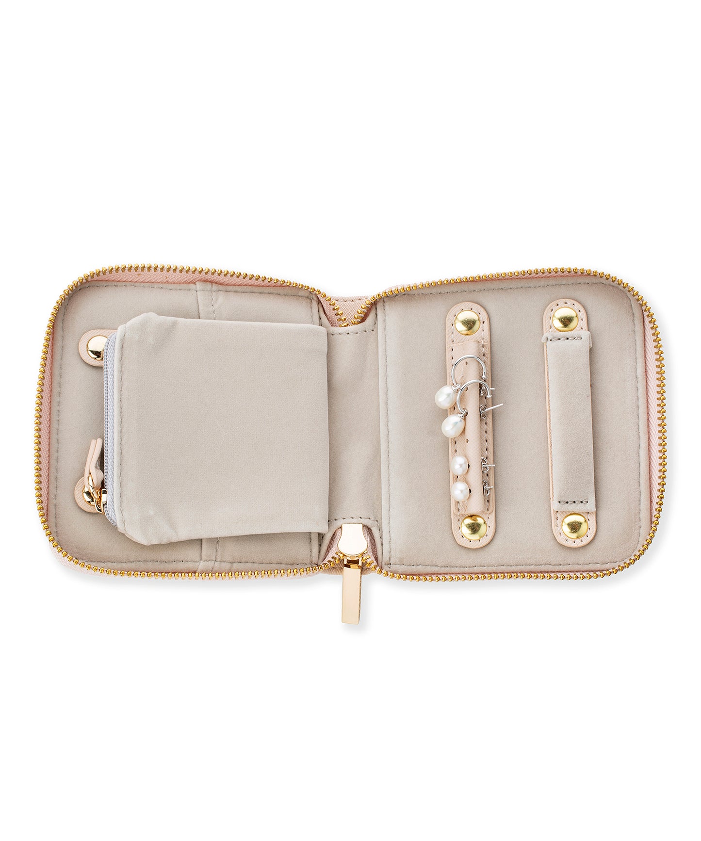 Pearl Jewellery Compact Travel Jewellery Wallet