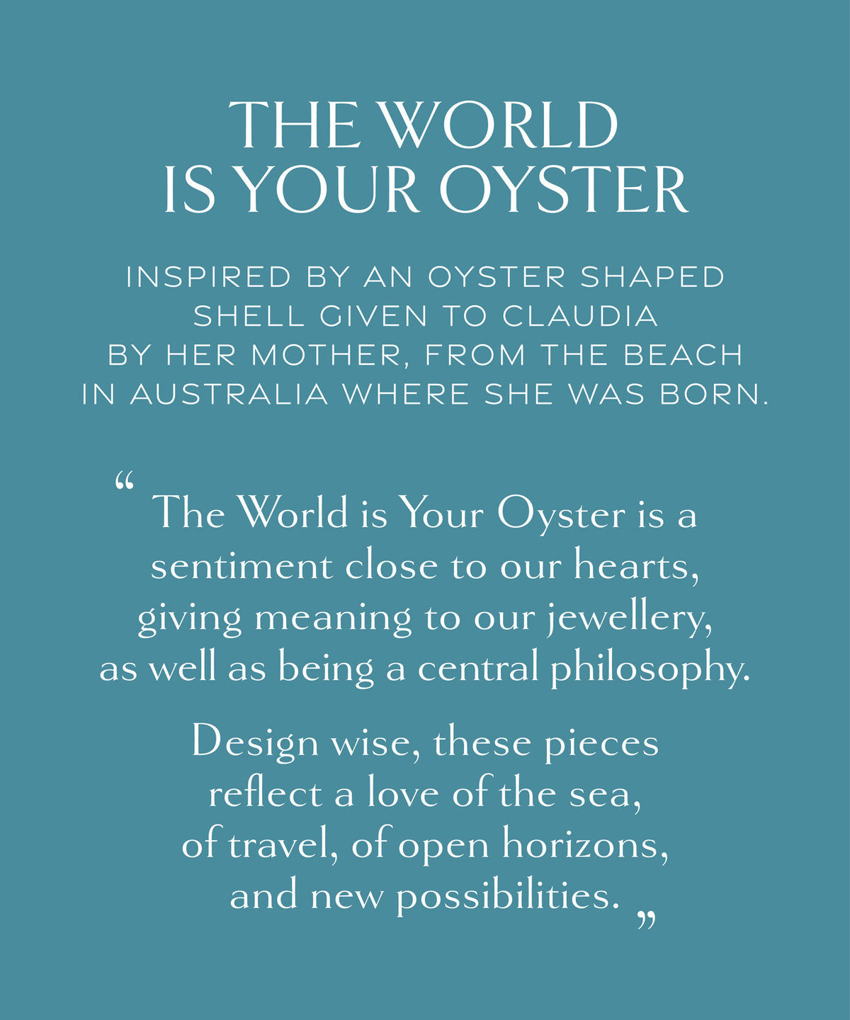 The World Is Your Oyster Collective the story