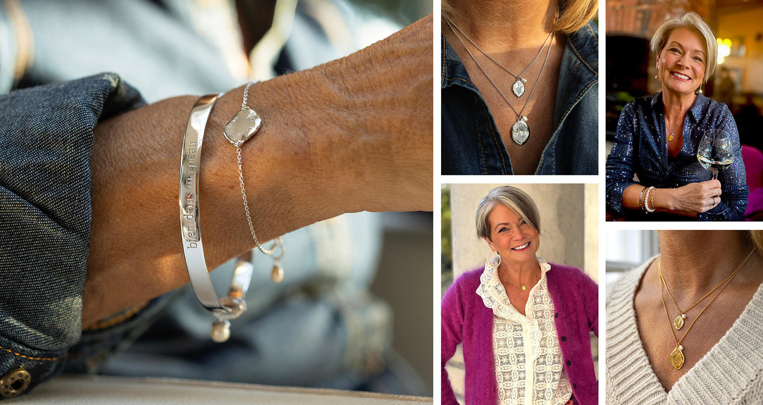 exclusive midlifechic x claudia bradby pearl collection