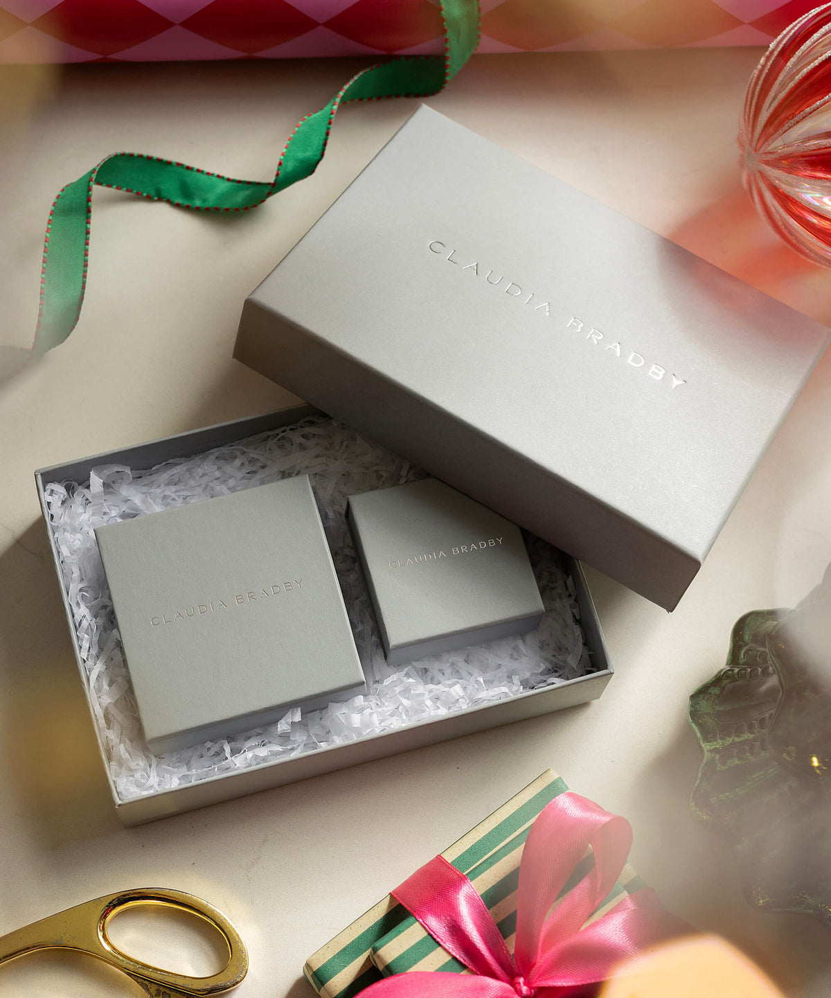Gold and Pearl Necklace and Earring Gift Set | Claudia Bradby