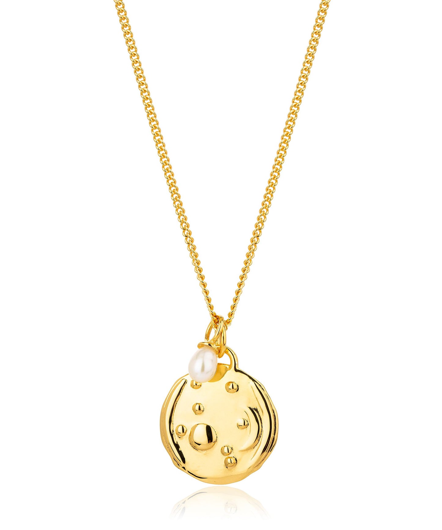 Libra gold zodiac necklace