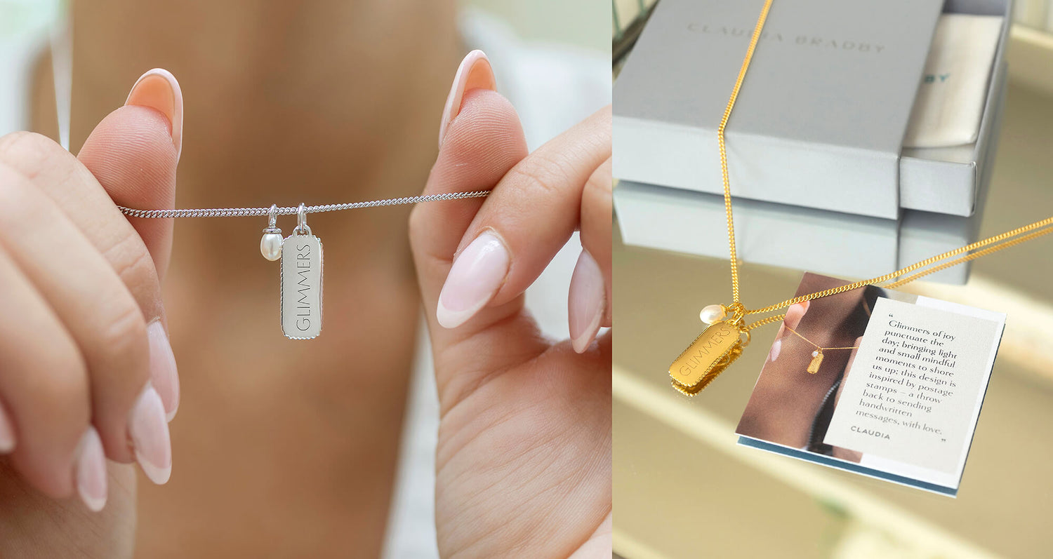 mentra pearl jewellery with luxury packaging