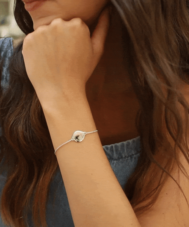 The World Is Your Oyster Silver Bracelet