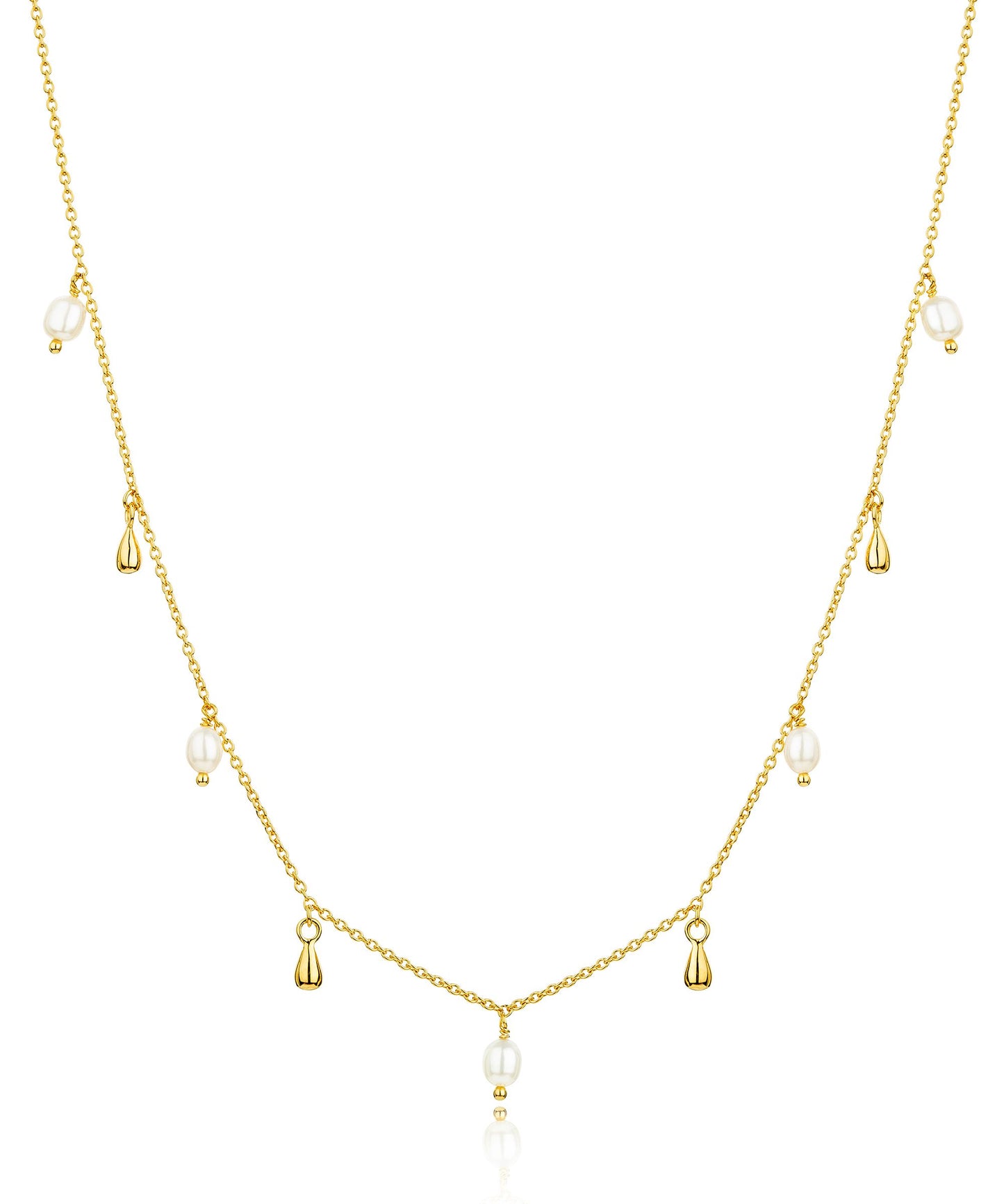 Lagertha Gold Drop Choker Necklace