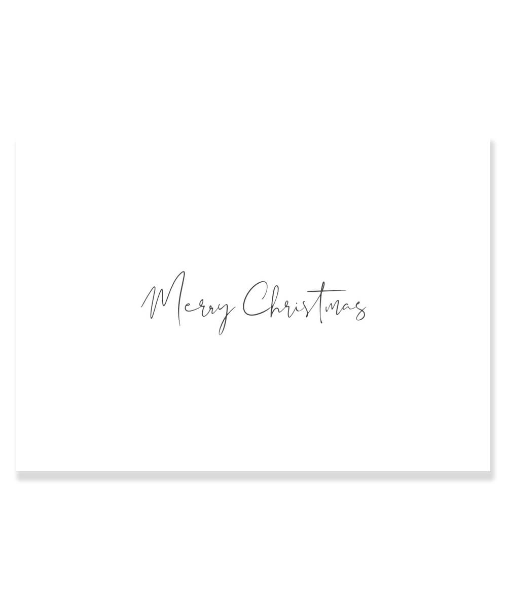 Handwritten Christmas Card - original artwork print